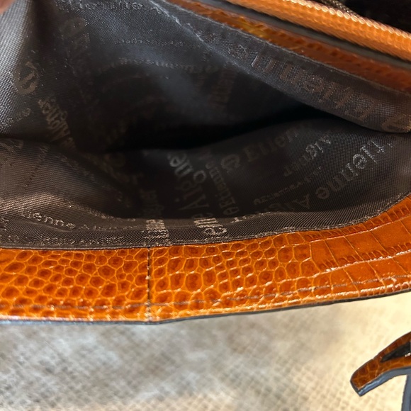 Etienne Aigner Embossed Leather Handbag - Picture 9 of 11